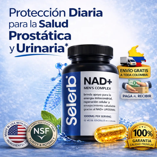Selerb NAD+ | Recupera el Poder y la Vitalidad que el Tiempo te Quitó